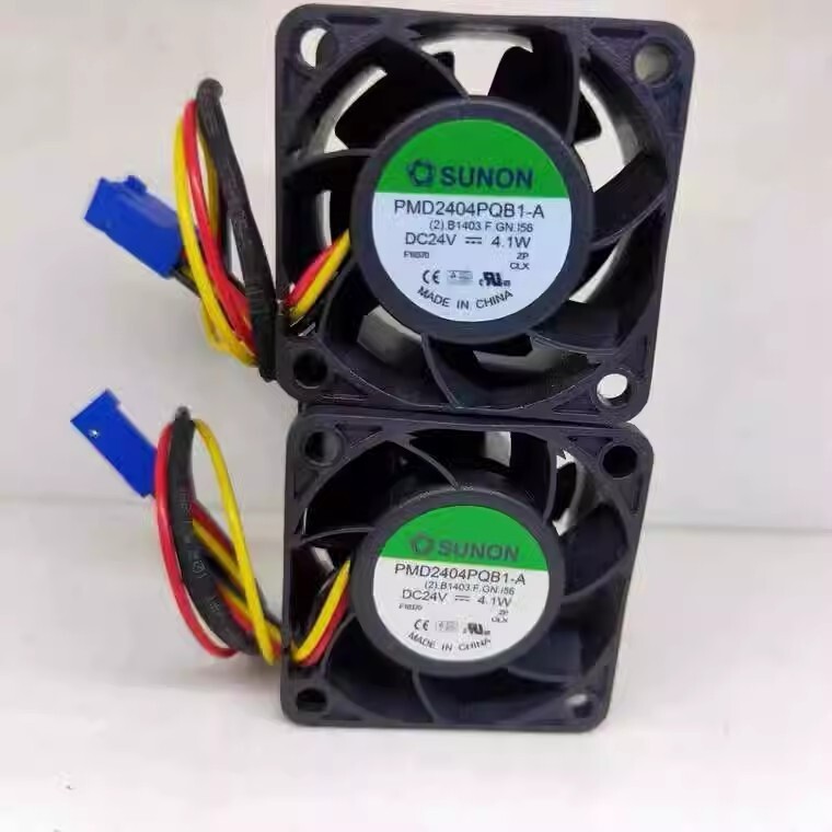 1PCS SUNON PMD2404PQB1-A 4028 DC24V 4.1W 3-Pin Cooling Fan