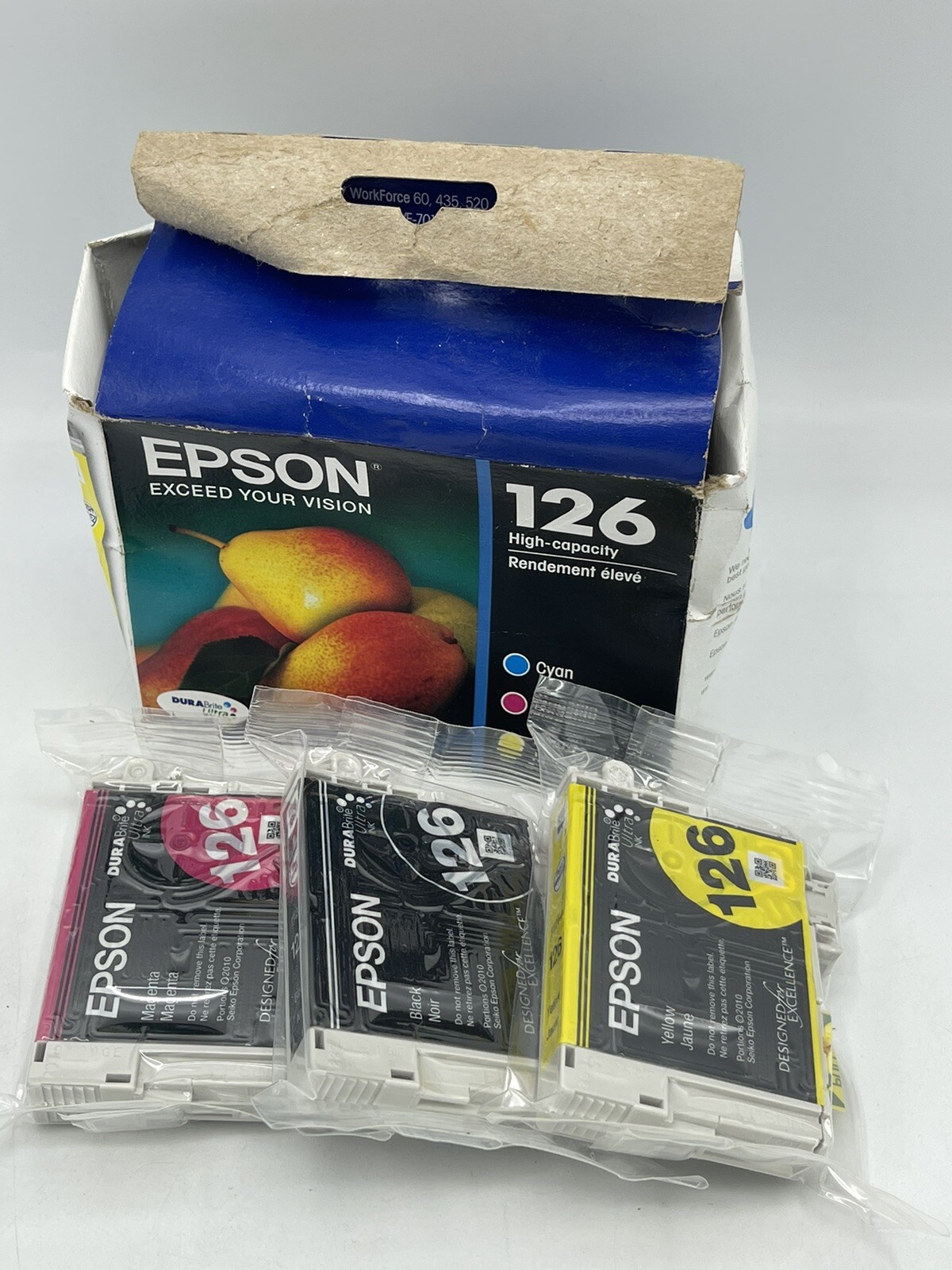 Epson 126 Ink Cartridge (Cyan/Magenta/Yellow) EXP 01/2022