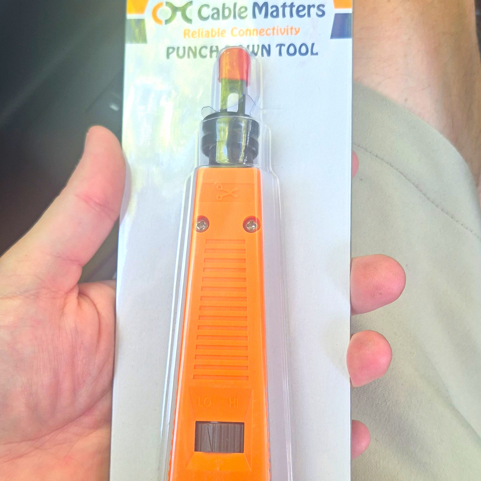 Cable Matters Punch Down Tool Orange/Black 180021 Cable Matters MPN 180021