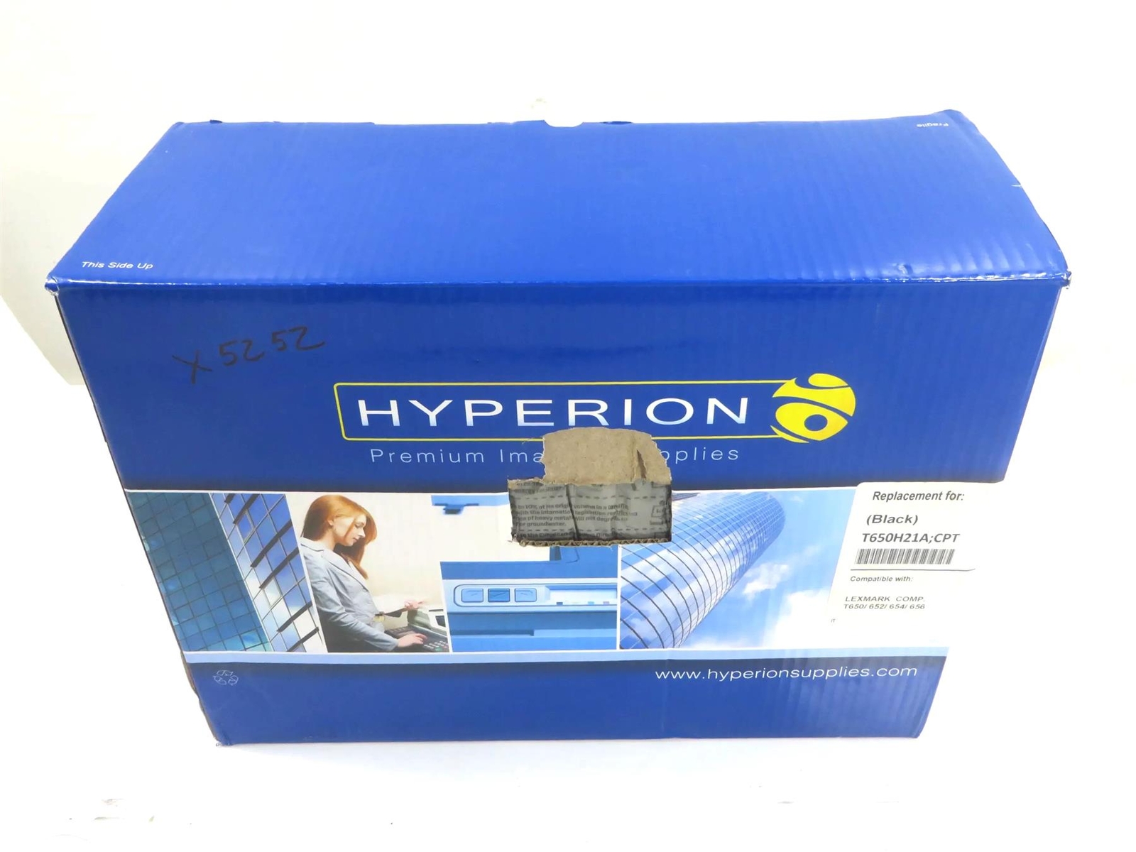 HYPERION Black Toner Replacement T650H21A For Lexmark T650/652/654/656