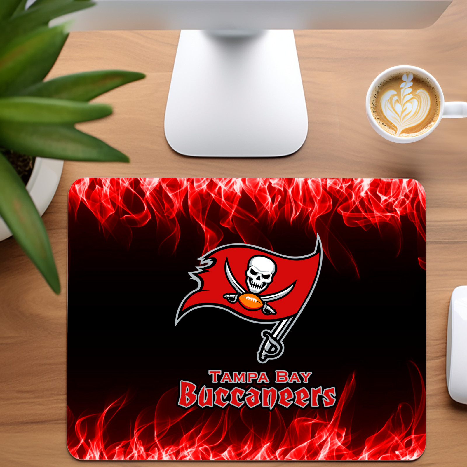 Tampa Bay Buccaneers Custom Non-Slip Neoprene Mouse Pad Home Office