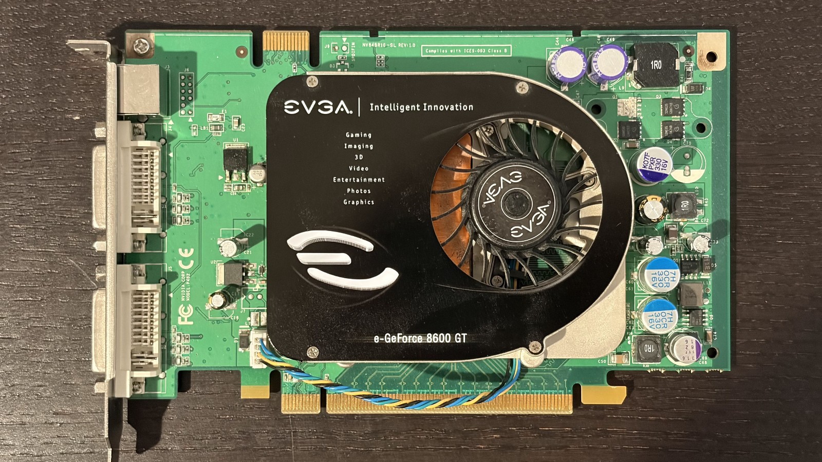 EVGA GeForce 8600 GT 256MB GDDR3 PCIe Video Card Used
