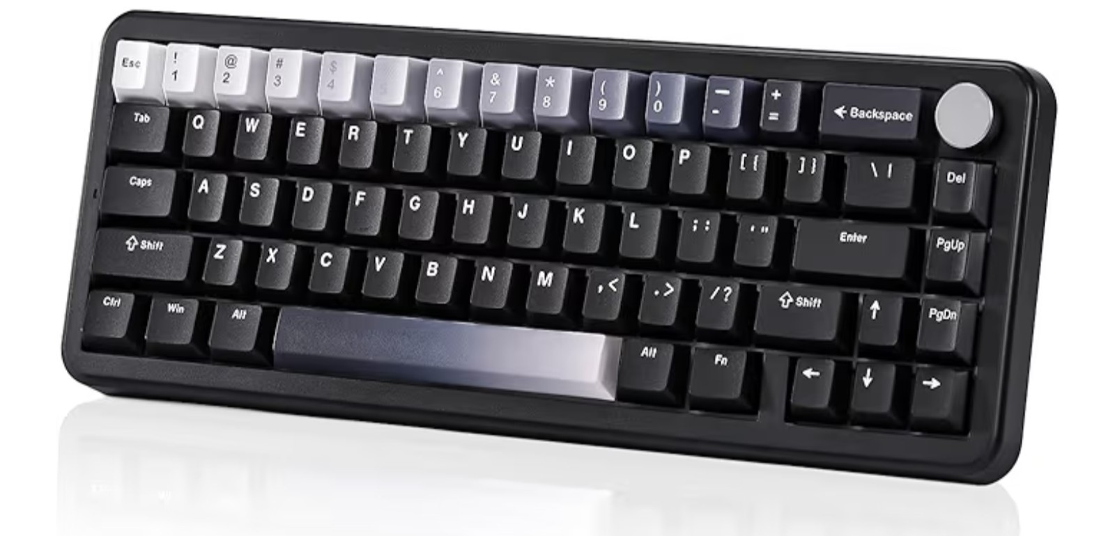 YUNZII B68 Wireless Mechanical Keyboard,Tri-Mode BT5.0/2.4GHz/USB-C,Cute PBT...