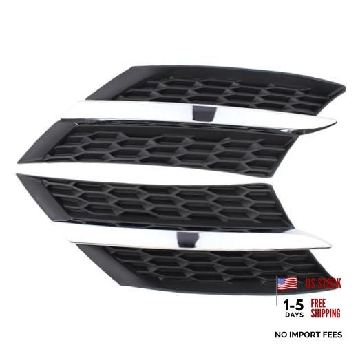 Front L/R Upper Hood Bumper Grill Bezel Cover for Toyota