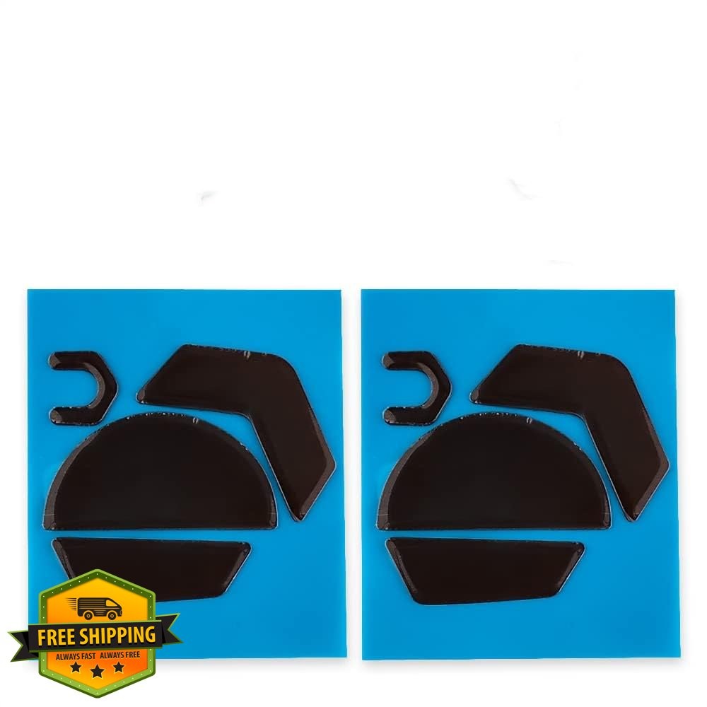 HUYUN G502 X Wired Mouse Skates Pads Black 2 Sets