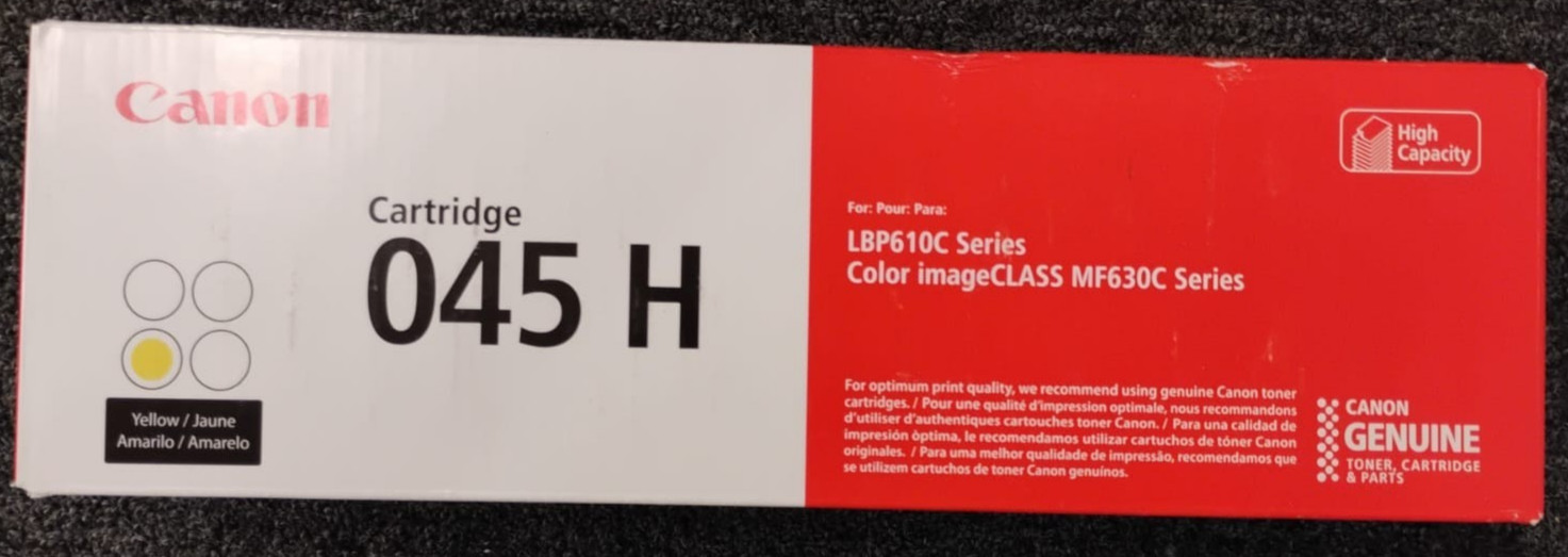 Canon 045H (1243C002) Yellow High-Yield Toner - OBN , D1