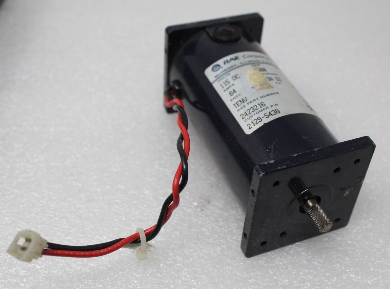 RAE CORPORATION ELECTRIC MOTOR 2423216   2129-5438  1980PRM 64AMPS