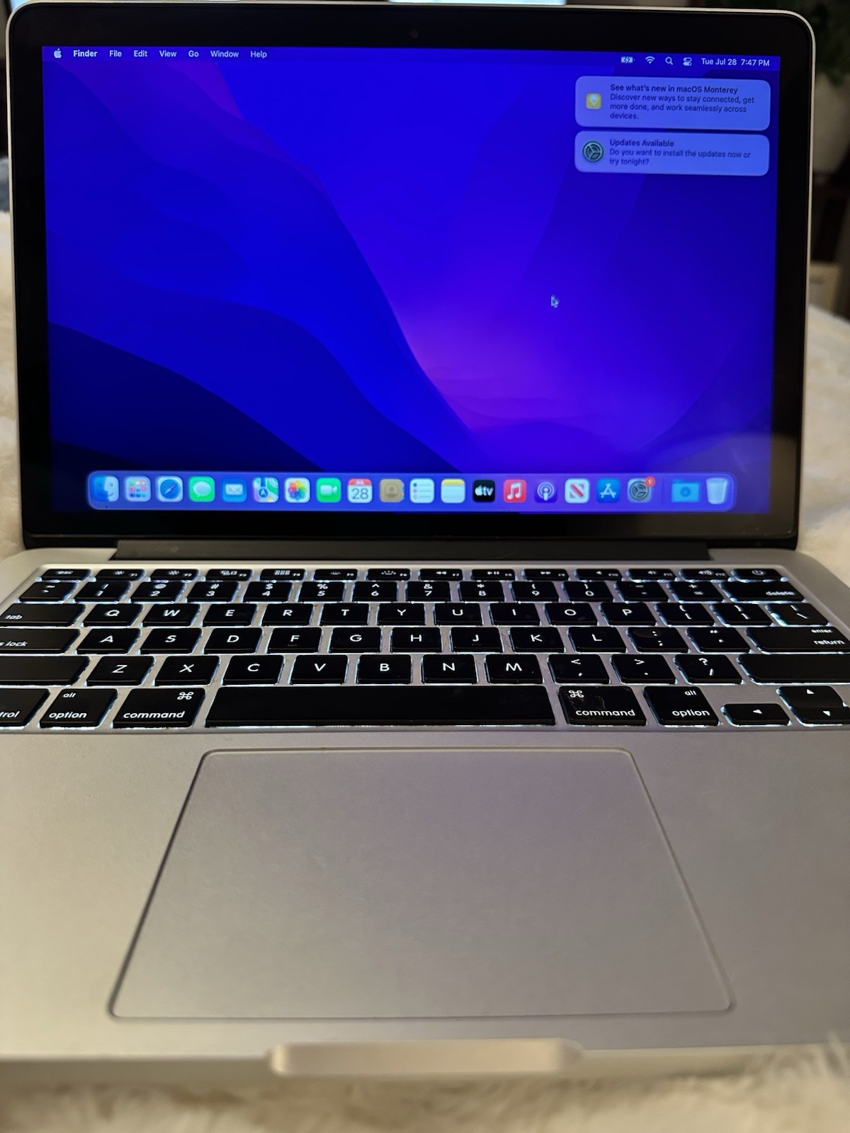 Apple MacBook Pro 15 Retina 13” – 256GB SSD – Fresh macOS – Excellent Condition