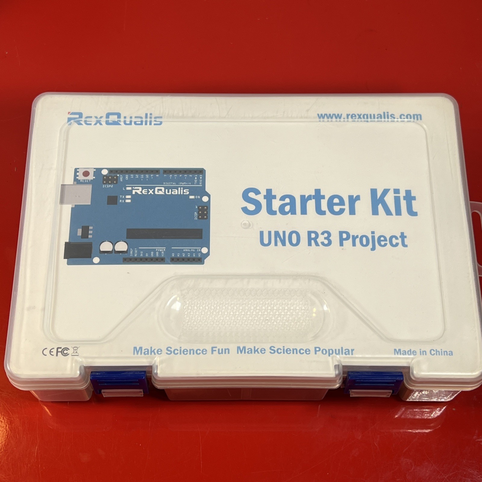 REXQualis Super Starter Kit Based on Arduino UNO R3 with Tutorial and Controller