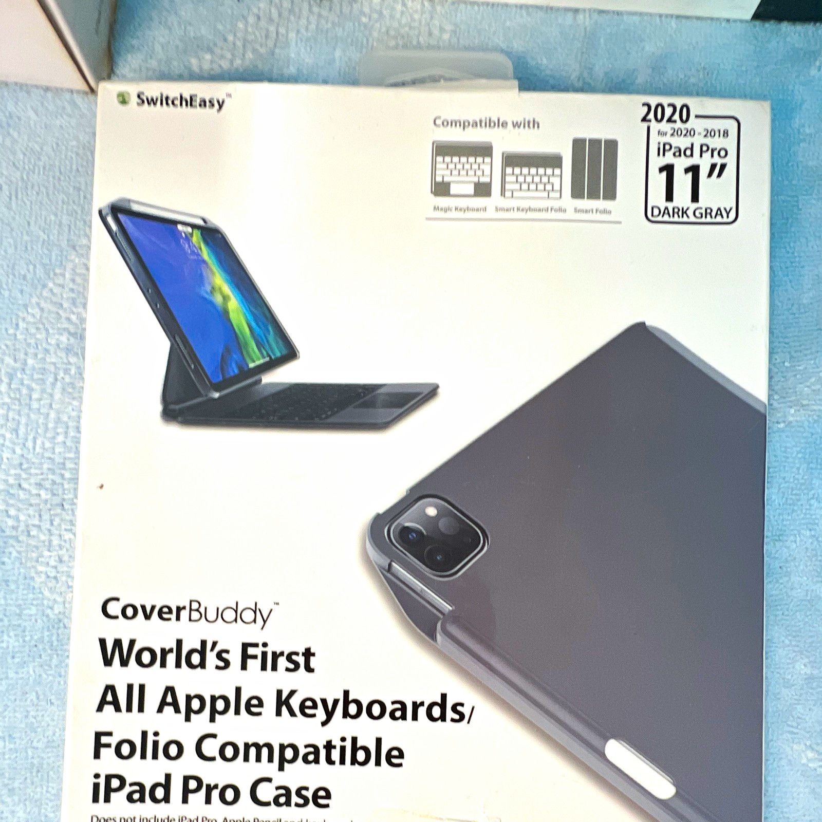 SwitchEasy CoverBuddy Ultra Slim Shell Case for iPad Pro 11 (2018/2020) Gray