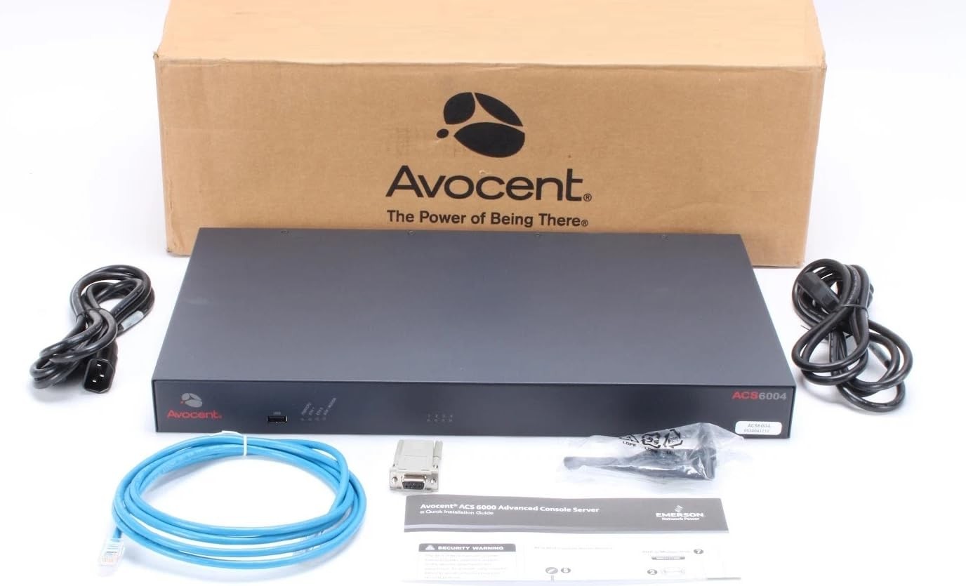 Avocent Advanced Console 6004-4 - 10MB LAN, 100MB, RS-232 (ACS6004MDAC-G2)