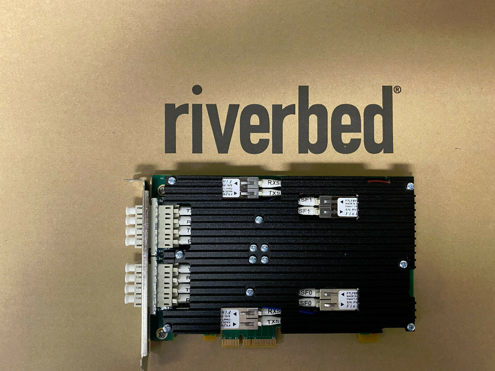 Riverbed NIC-1-001G-4SX-BP, 4-Port 1GB, SX Fiber Bypass NIC Riverbed Specialists