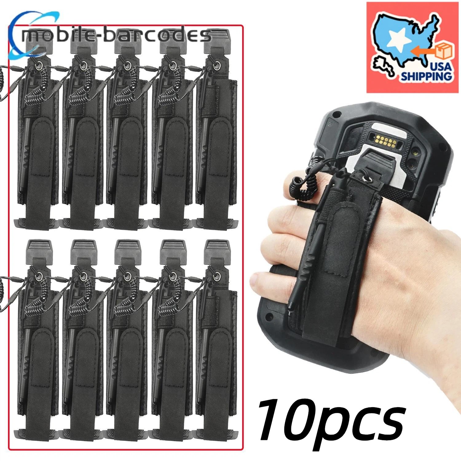 9pcs Hand Strap + Stylus Replacement for  Symbol TC70 TC75 TC72 TC77