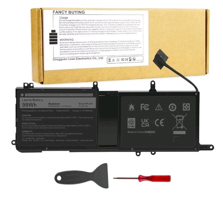 9NJM1 44T2R MG2YH Laptop Battery for Dell Alienware 15 R3 R4 17 R4 R5 Series