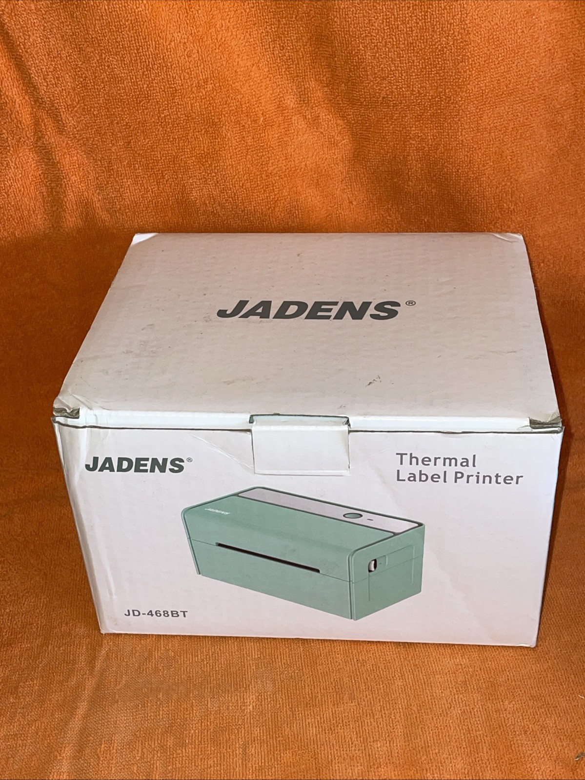 Jadens JD-468BT Thermal Shipping Label Bluetooth Printer - Read -Green ~NEW