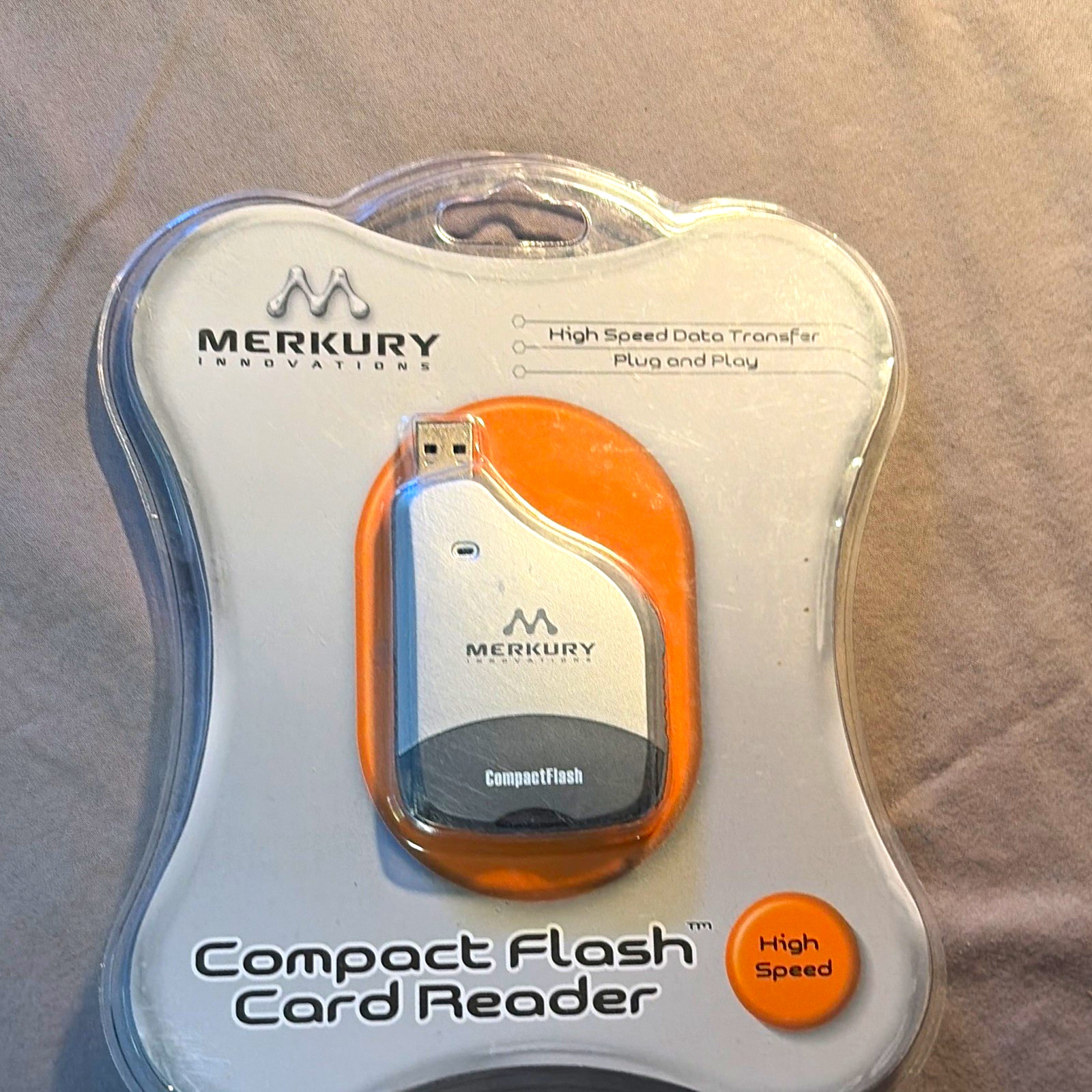 Merkury Innovations CompactFlash Card Reader, High-Speed USB, MI-CF