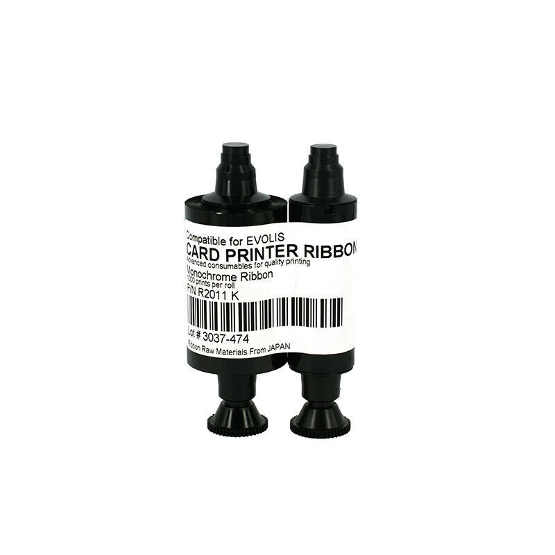 2pcs a pack New Ribbon for Evolis R2011 K BLACK