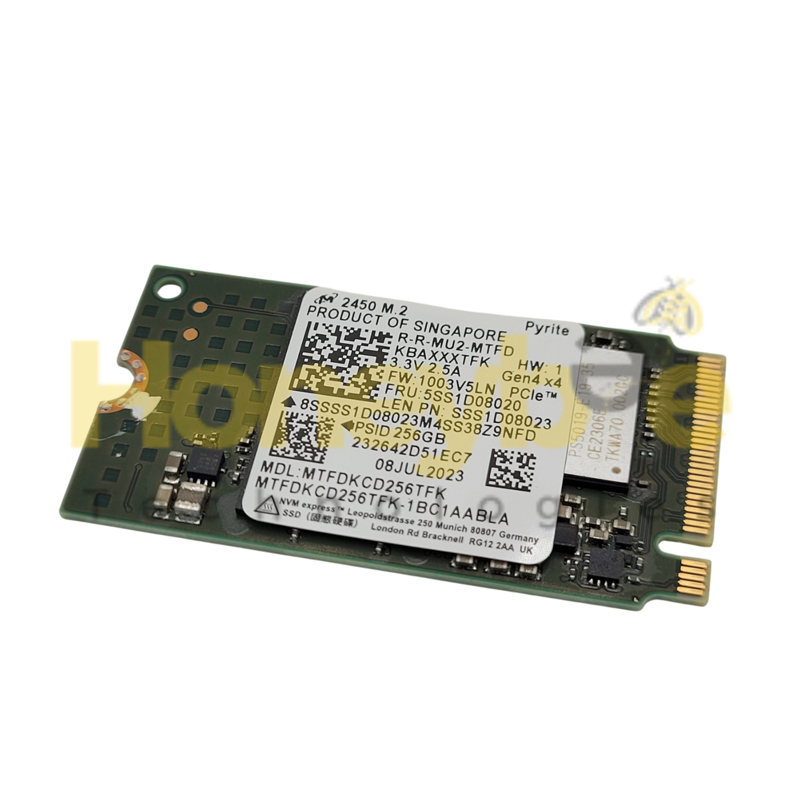 GENUINE LENOVO IDEAPAD 1-15AMN7 256GB M.2 SSD PCIe 2242 5SS1D08020