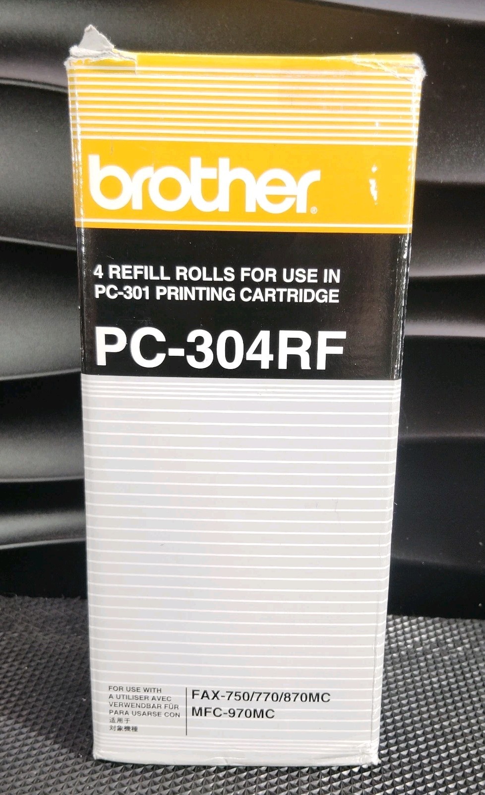 Brother PC-304RF 4pk Printing Cartridge for Fax 750 770 775 870MC MFC-9070MC