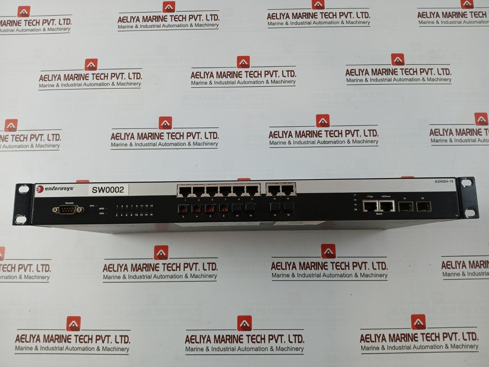 ENTERASYS A2H254-16 I/A Series Ethernet Switch SW0002 E164374 16PRT 50-60HZ
