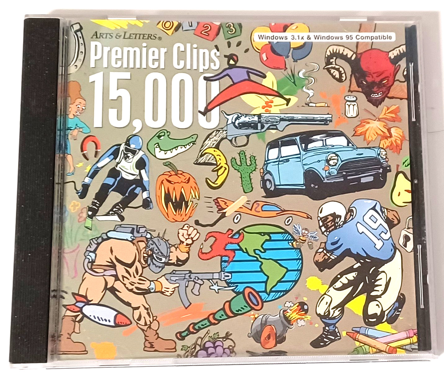 15,000 Clip Art Premier Clips PC CD Rom