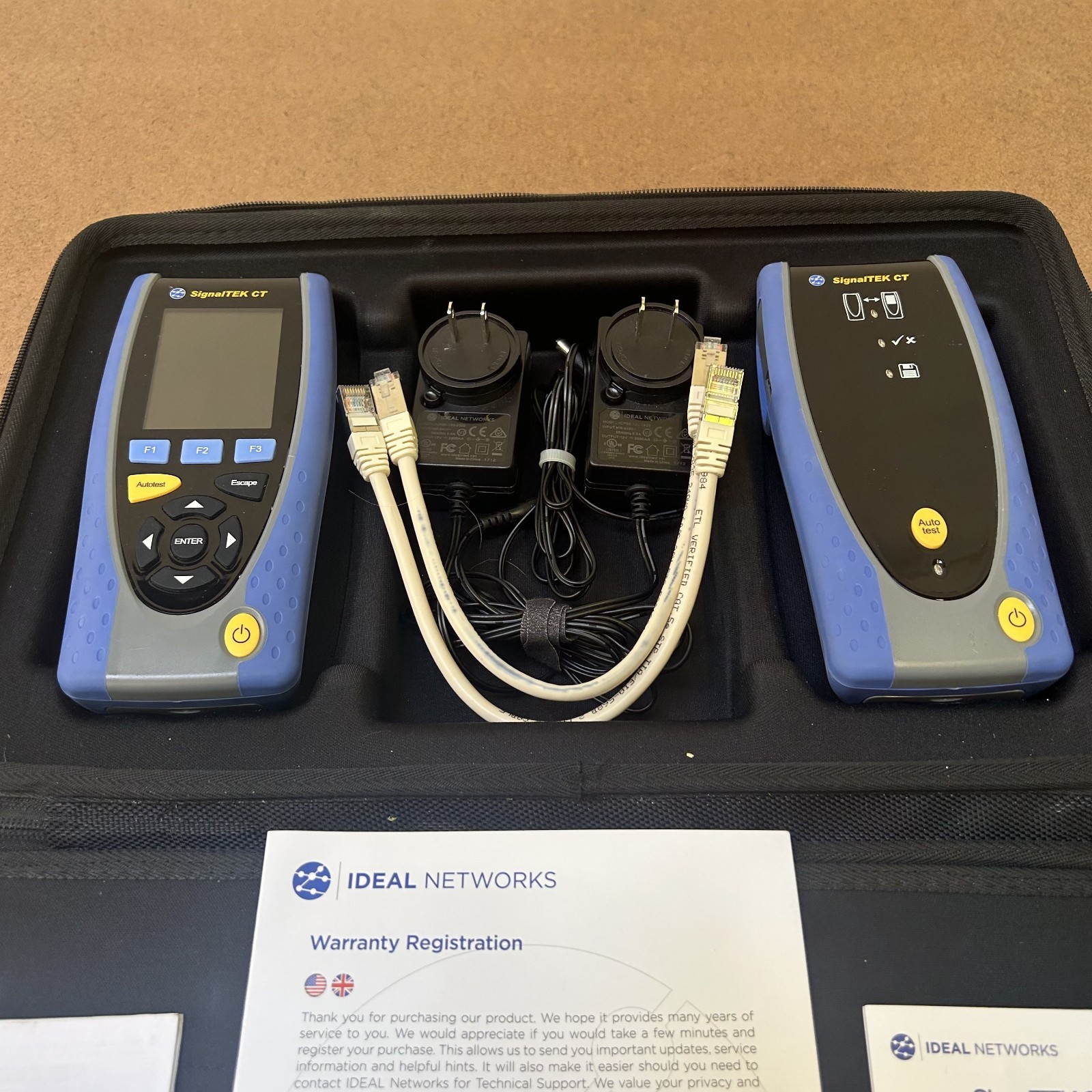 Ideal Network SignalTEK CT Data Cable Network Tester R156004 EXCELLENT CONDITION
