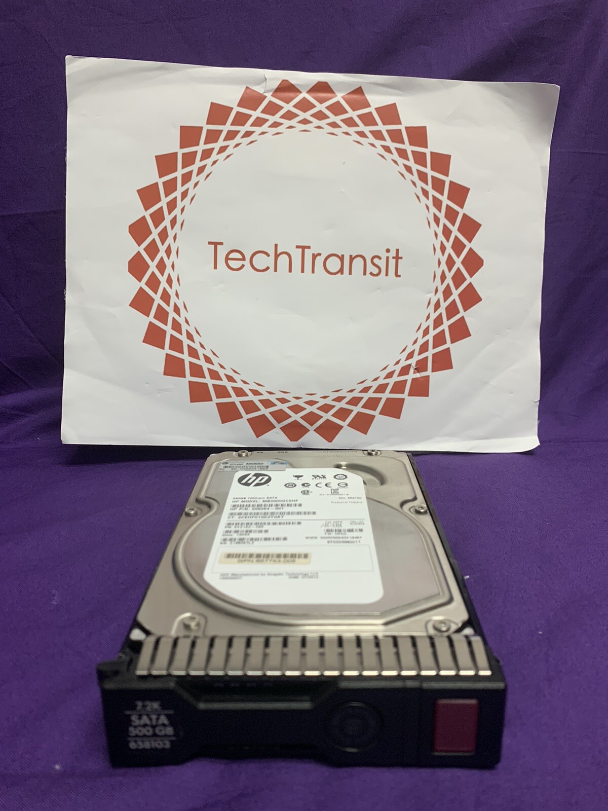 HP 500 GB 7.2K 3.5" SATA SC 658103-001 658071-B21 Hard Drive
