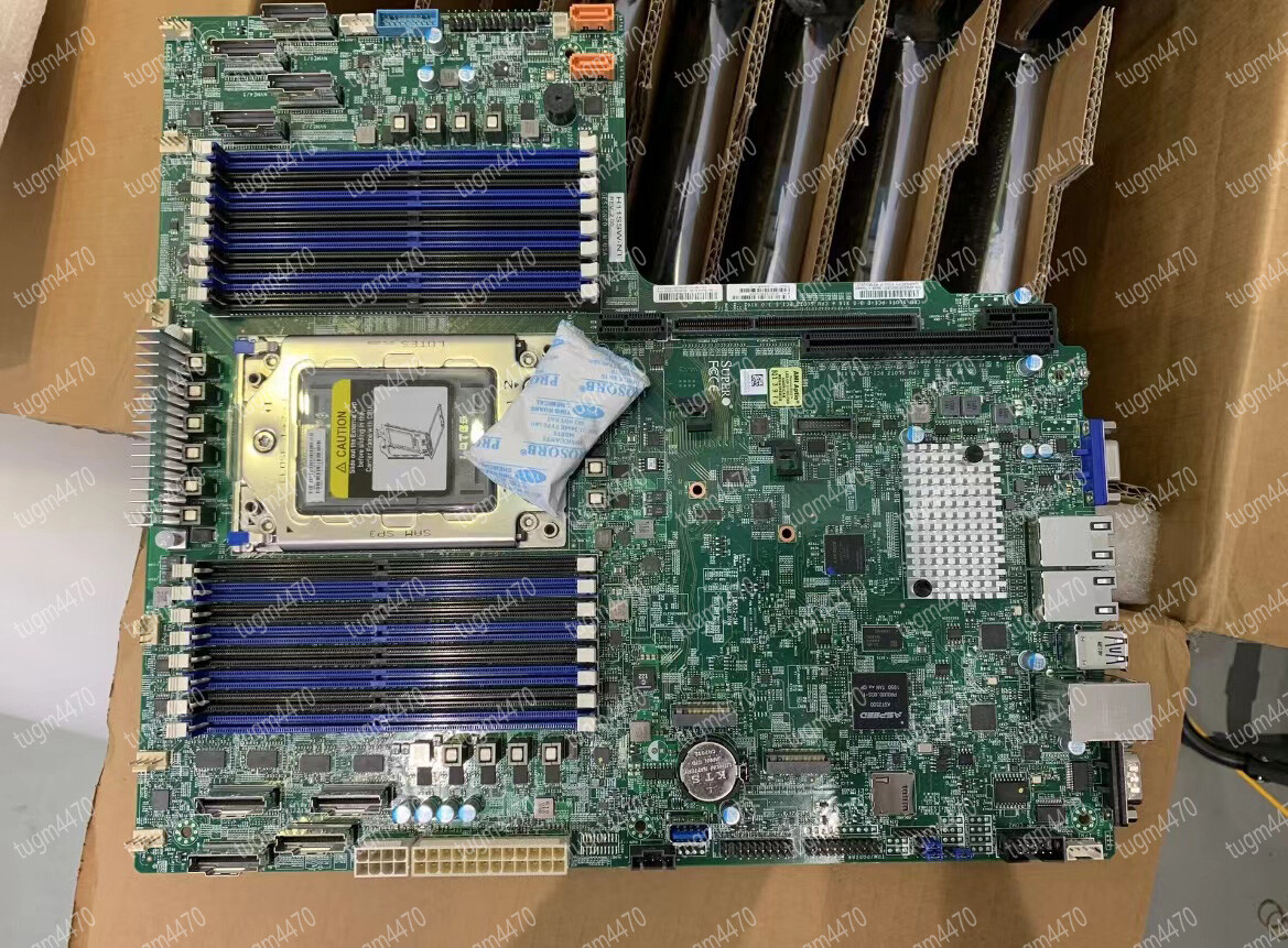 Supermicro H11SSW NT+AMD EPYC 7K62+1u P14 sp3 cooler 2.6GHz 48 Corescombination