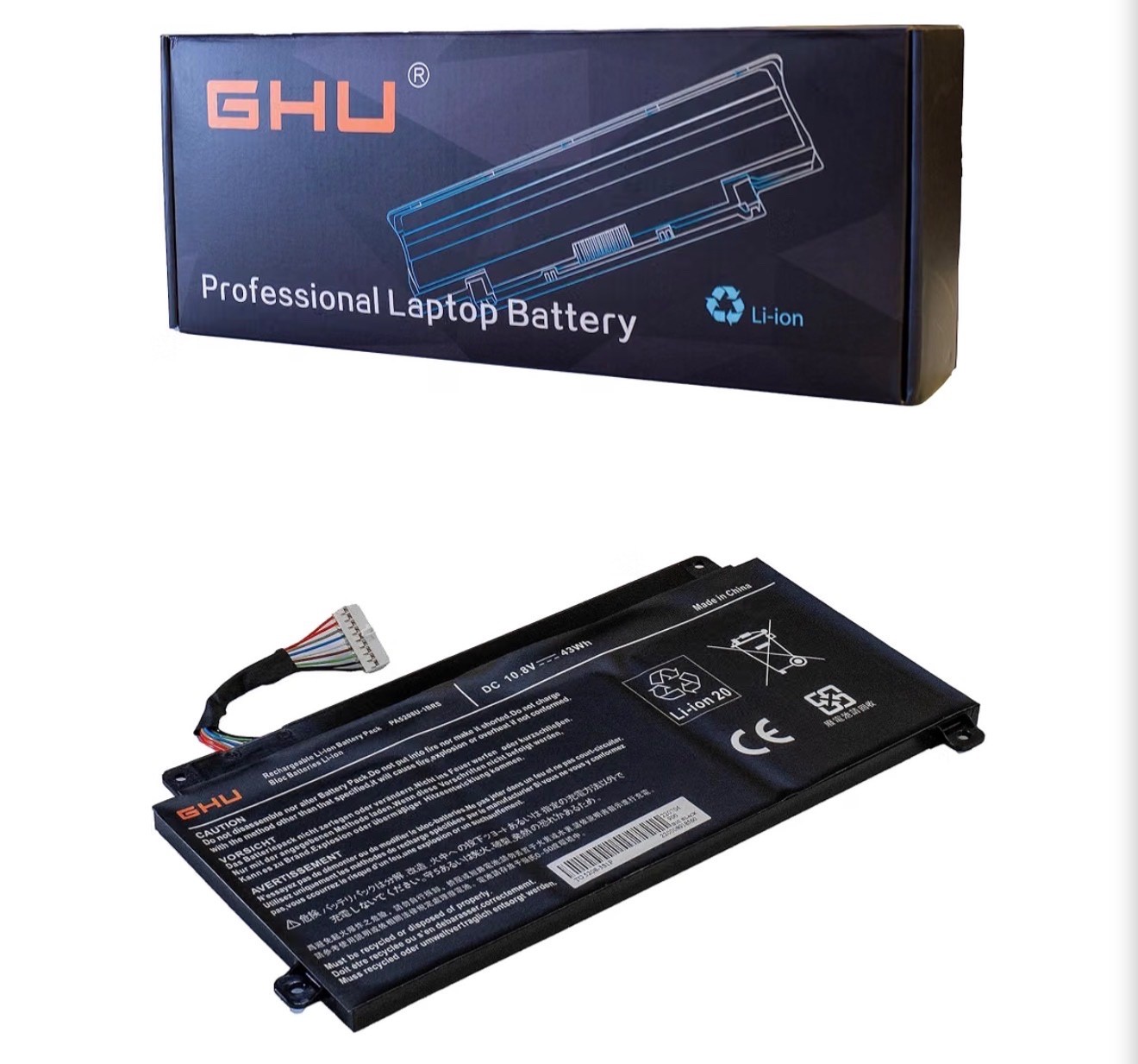 GHU New Battery 45 WH PA5208U-1BRS for Toshiba Satellite E45W E45W-C4200 P55W, T