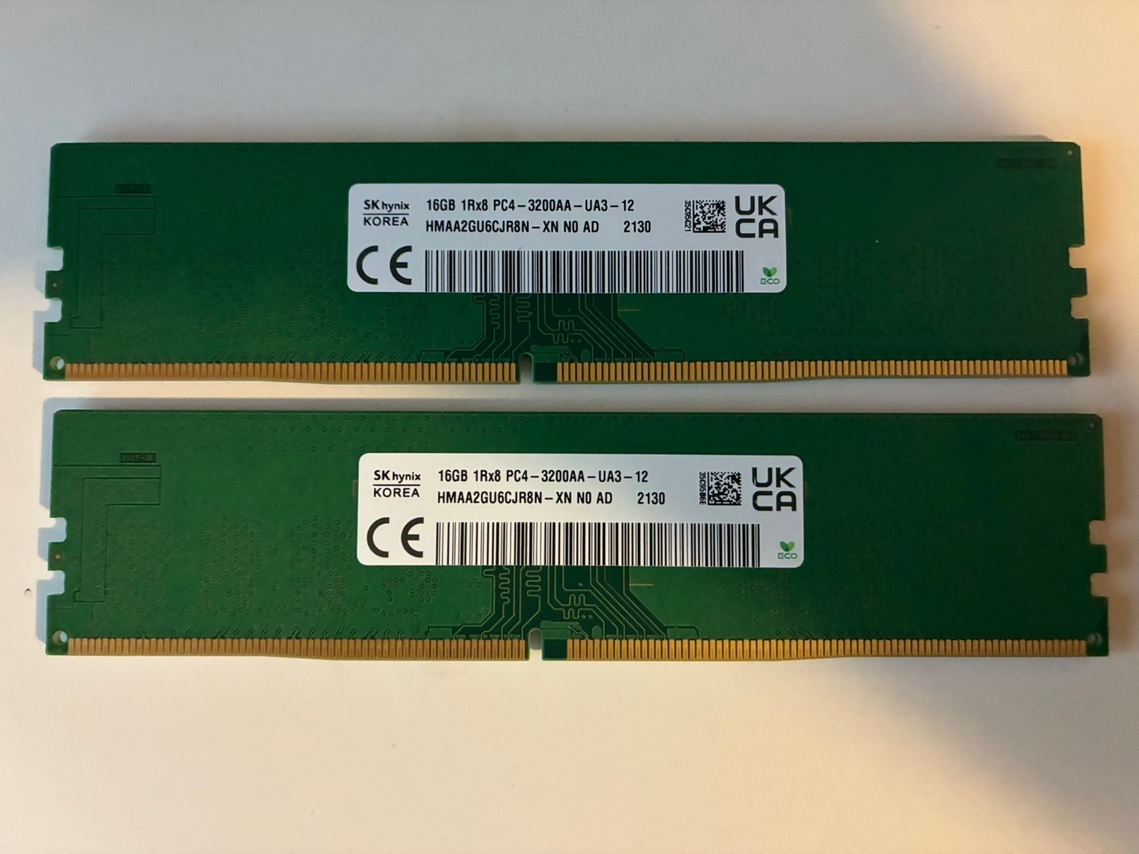SK hynix 32GB (2x16GB) DDR4 UDIMM 3200MHz Desktop Memory RAM