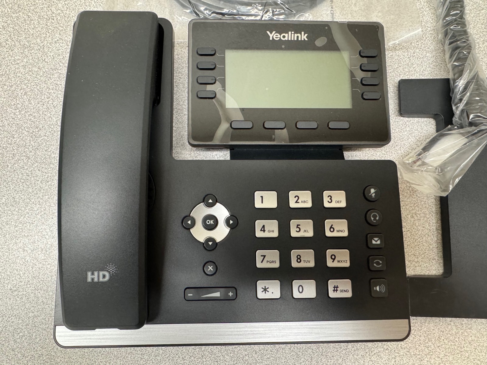 Yealink SIP-T53 Prime Business IP Phone Black Cleaned and Tested New Cords