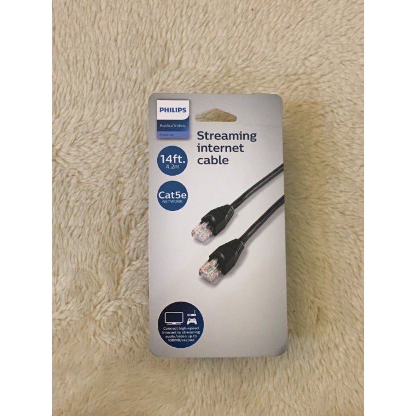 Philips Cat 5e Ethernet Cable - 14ft