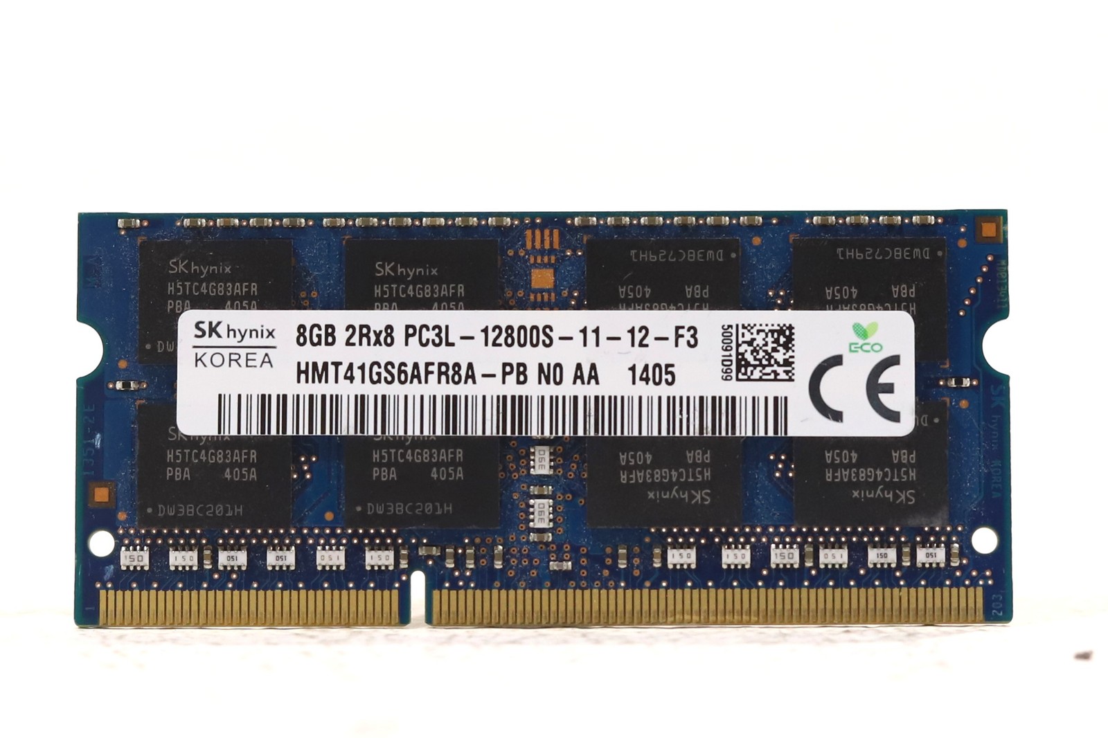 SK Hynix 8GB 2Rx8 PC3L-12800S-11-12-F3 Laptop Memory P/N:HMT41GS6AFR8A-PB Tested