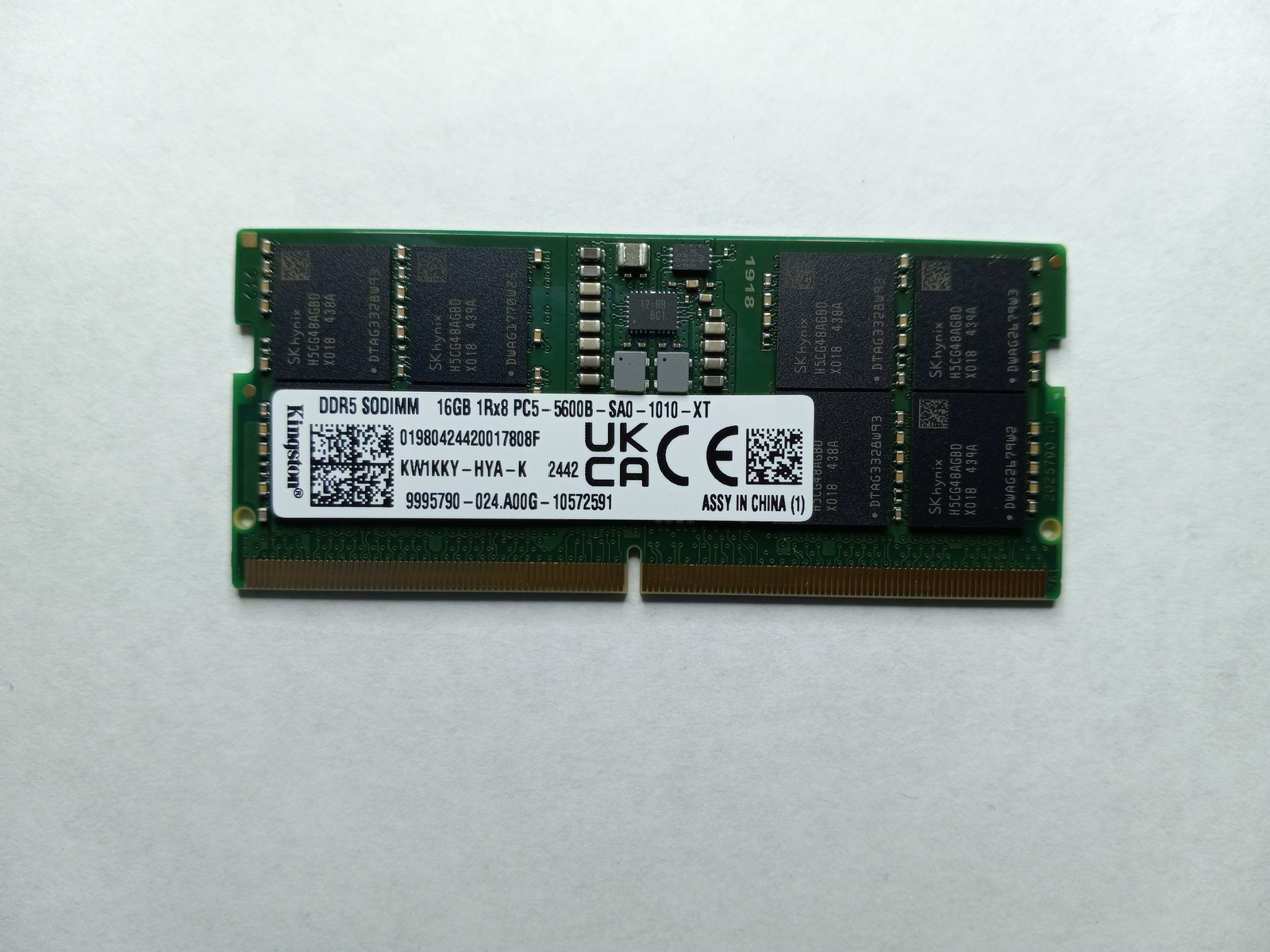 Kingston Technology KW1KKY-HYA-K Memory