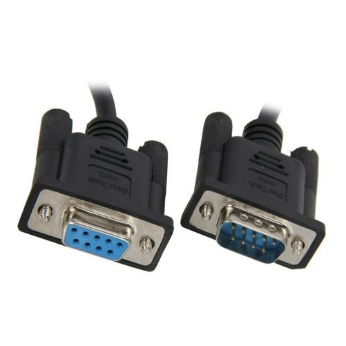 Startech SCNM9FM2MBK 2M DB9 MALE TO FEMALE RS232 SERIAL 9PIN NULL MODEM CABLE