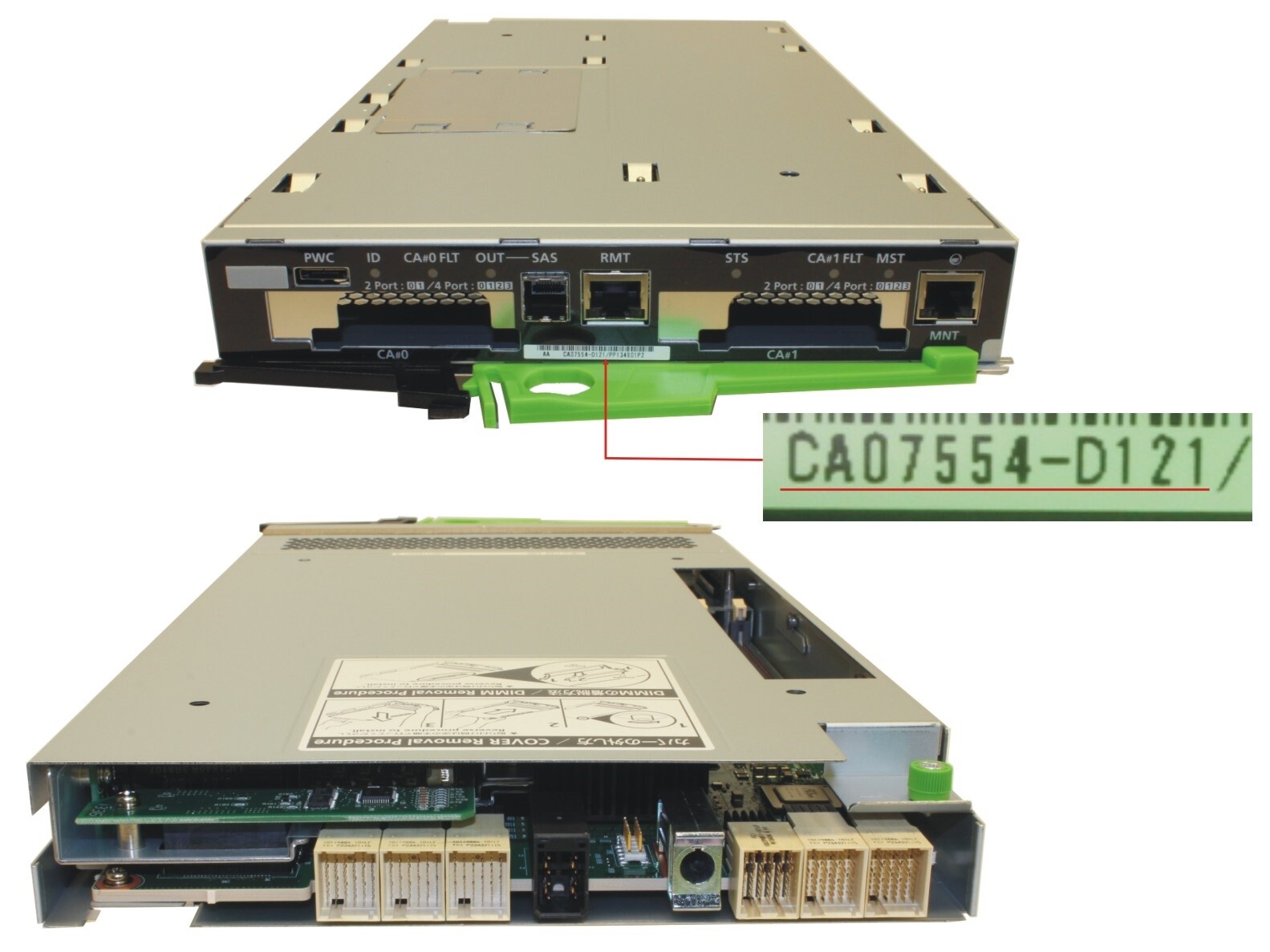 FUJITSU CONTROLLER MODULE DX200 S3 CM (T2) CA07662-D121 FUJ:CA07554-D121
