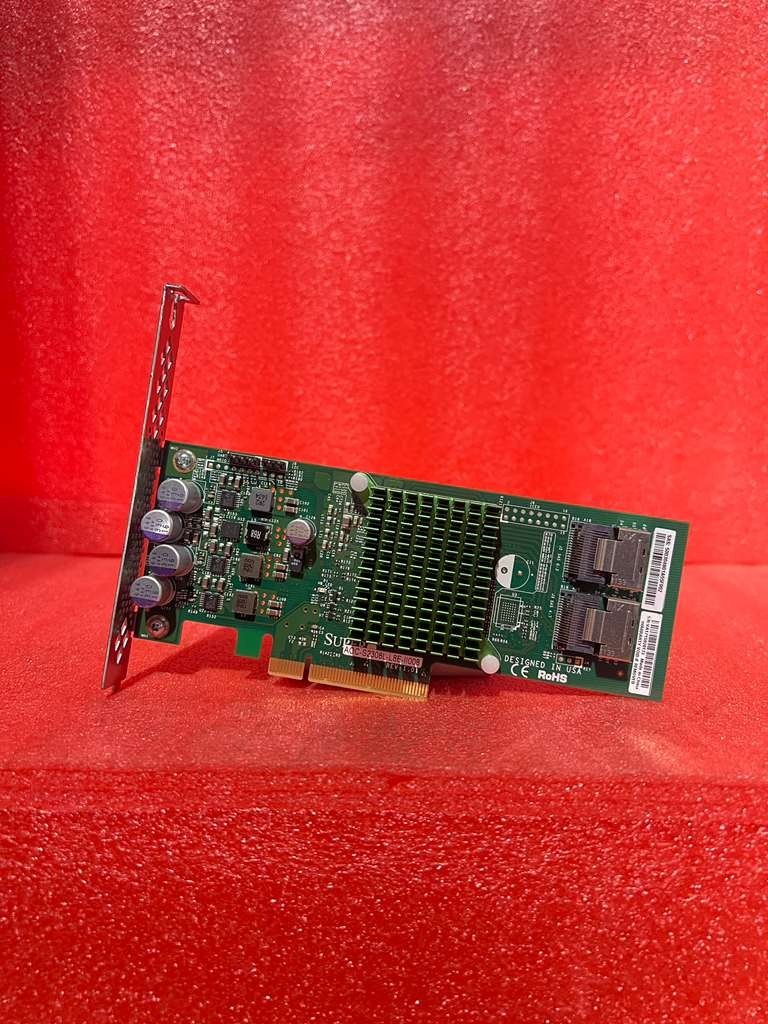Supermicro AOC-S2308L-L8e 8-Port 6Gb/s PCIe SATA/SAS RAID Controller Card