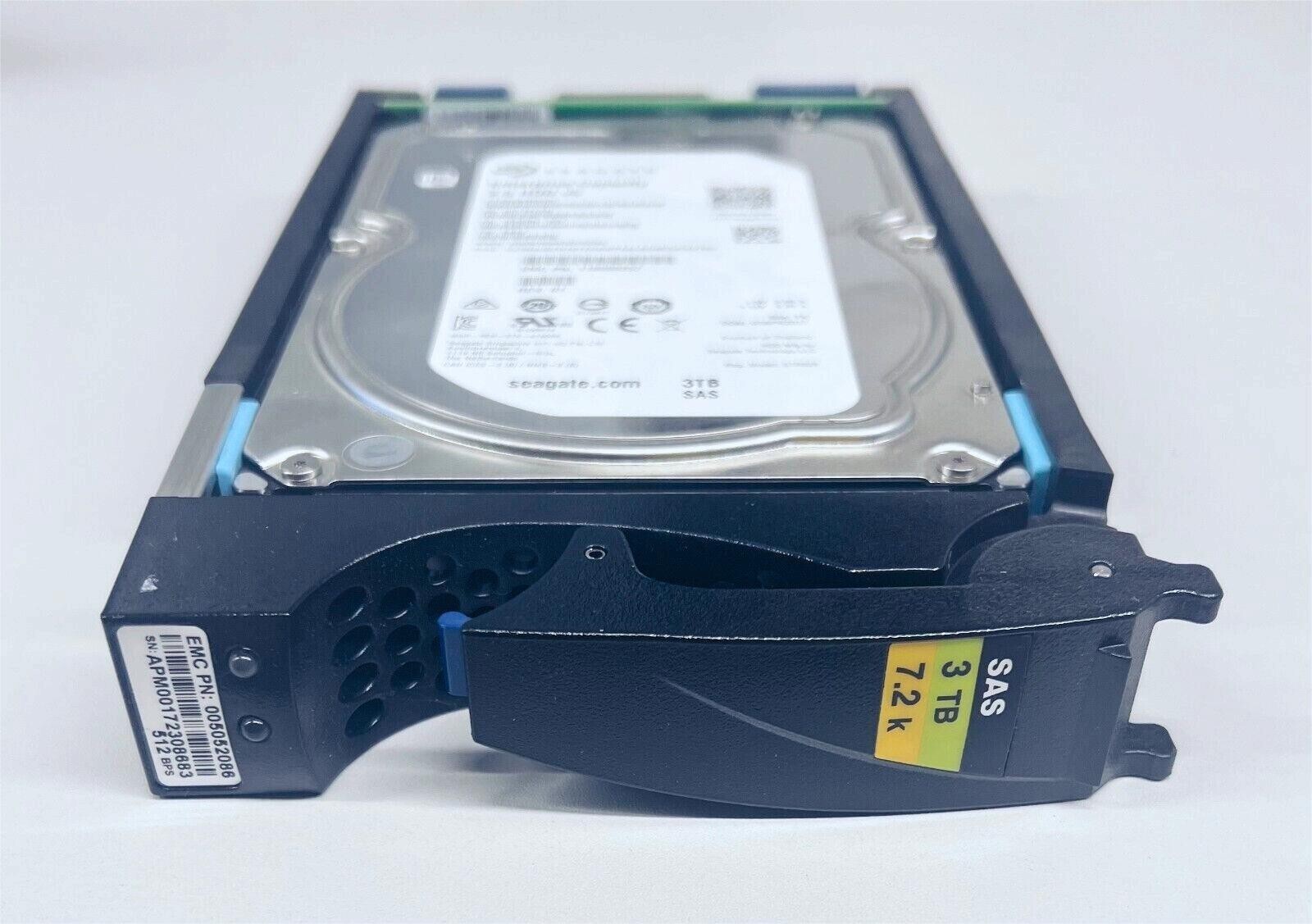 FOR EMC 3TB 005052086 005051834 7.2K RPM SAS 3.5" Enterprise HDD Hard Drive
