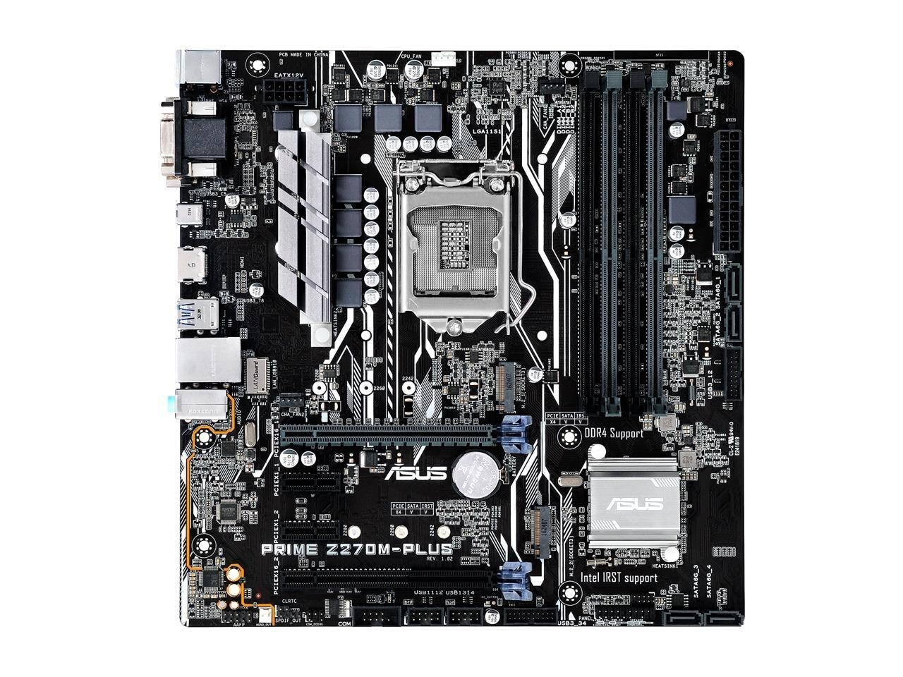ASUS PRIME Z270M-PLUS LGA 1151 Intel Z270 HDMI  Micro ATX Motherboards