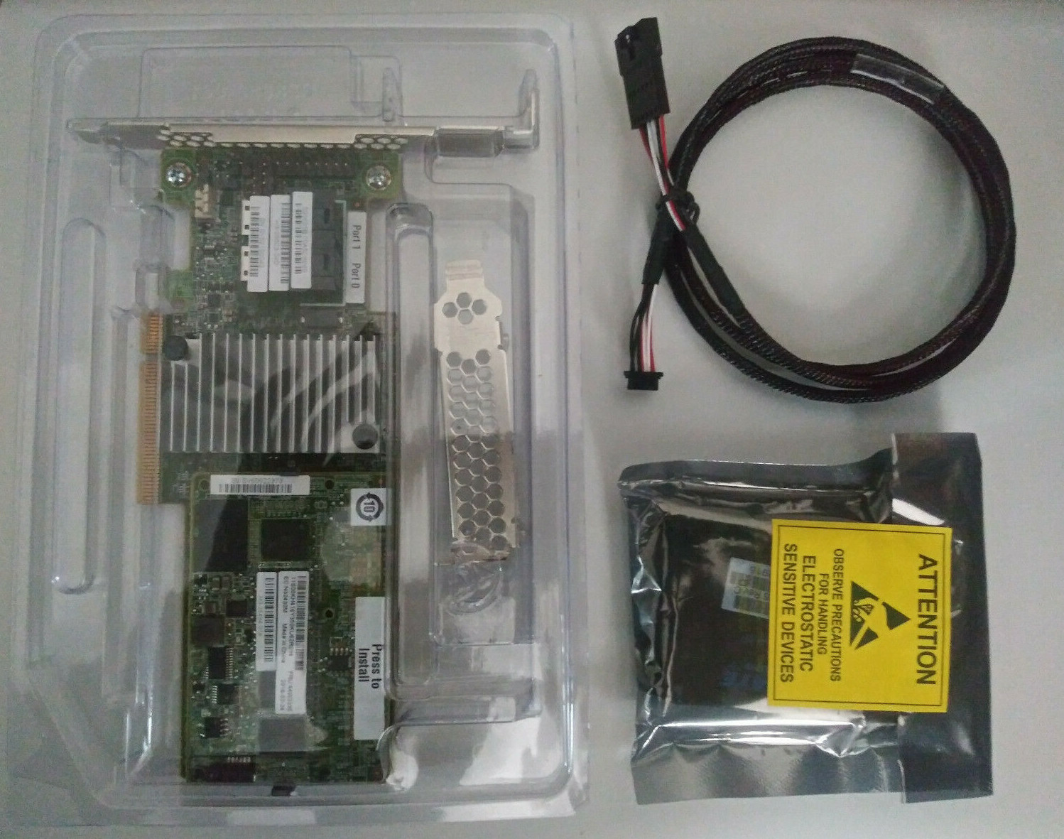 IBM M5210 w/4GB CACHE NEW BBU w/2 CABLES RAID 12Gb/s NAS(DELL H730P/LSI 9361-8i)