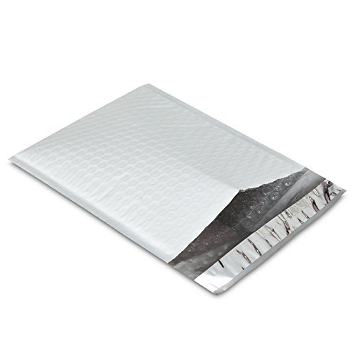 50 pcs #000 Poly Bubble Padded Envelopes Self-Sealing Mailers 4X8 (Inner 4x7)