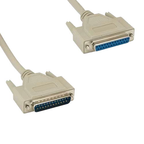 10x 15ft DB25 25Pin Male to Female Cable 28AWG Serial RS232 Printer DTE Scanner