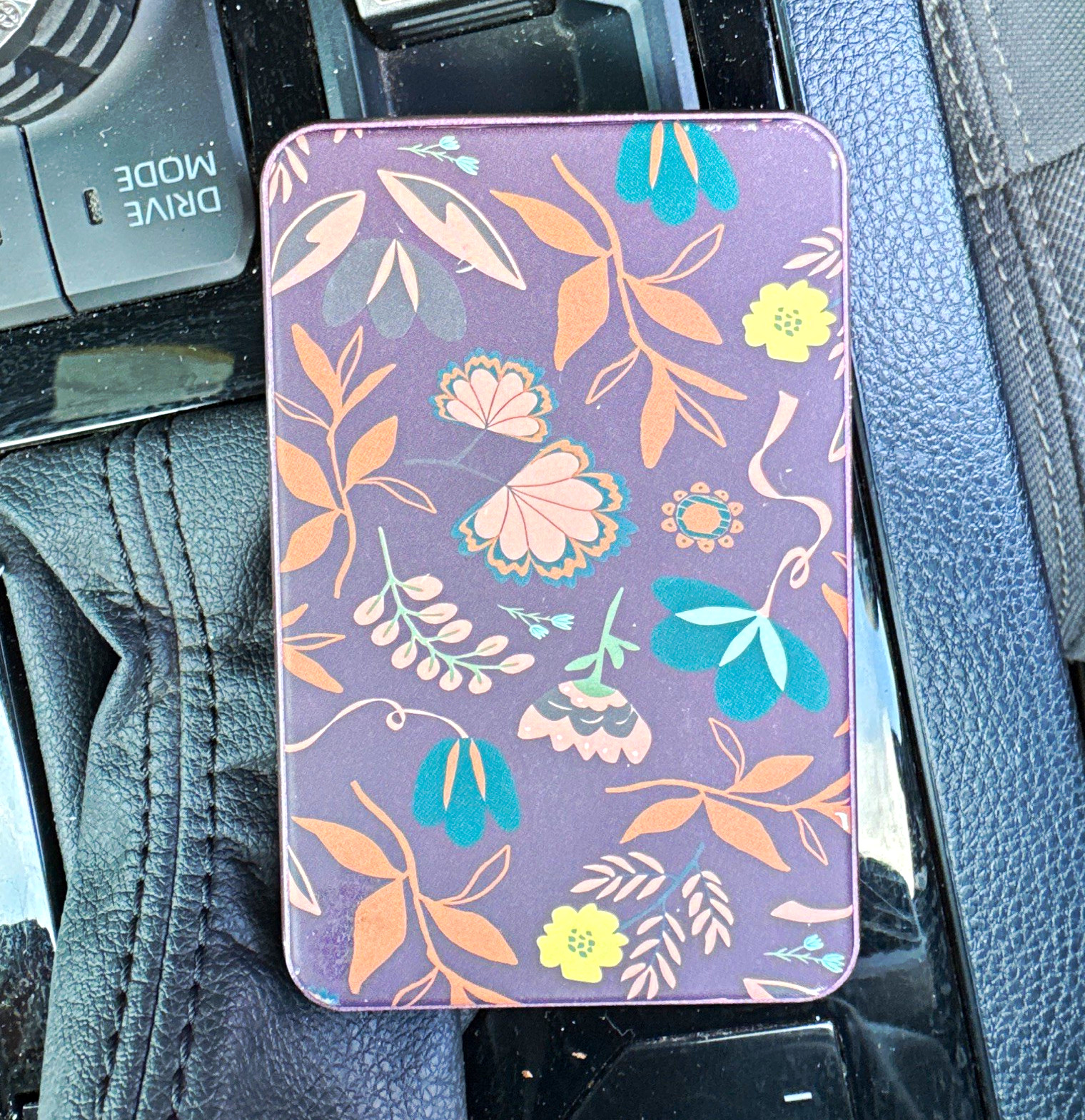 Purple Multicolor Floral Folding Folio Tablet/eReader Case Cover