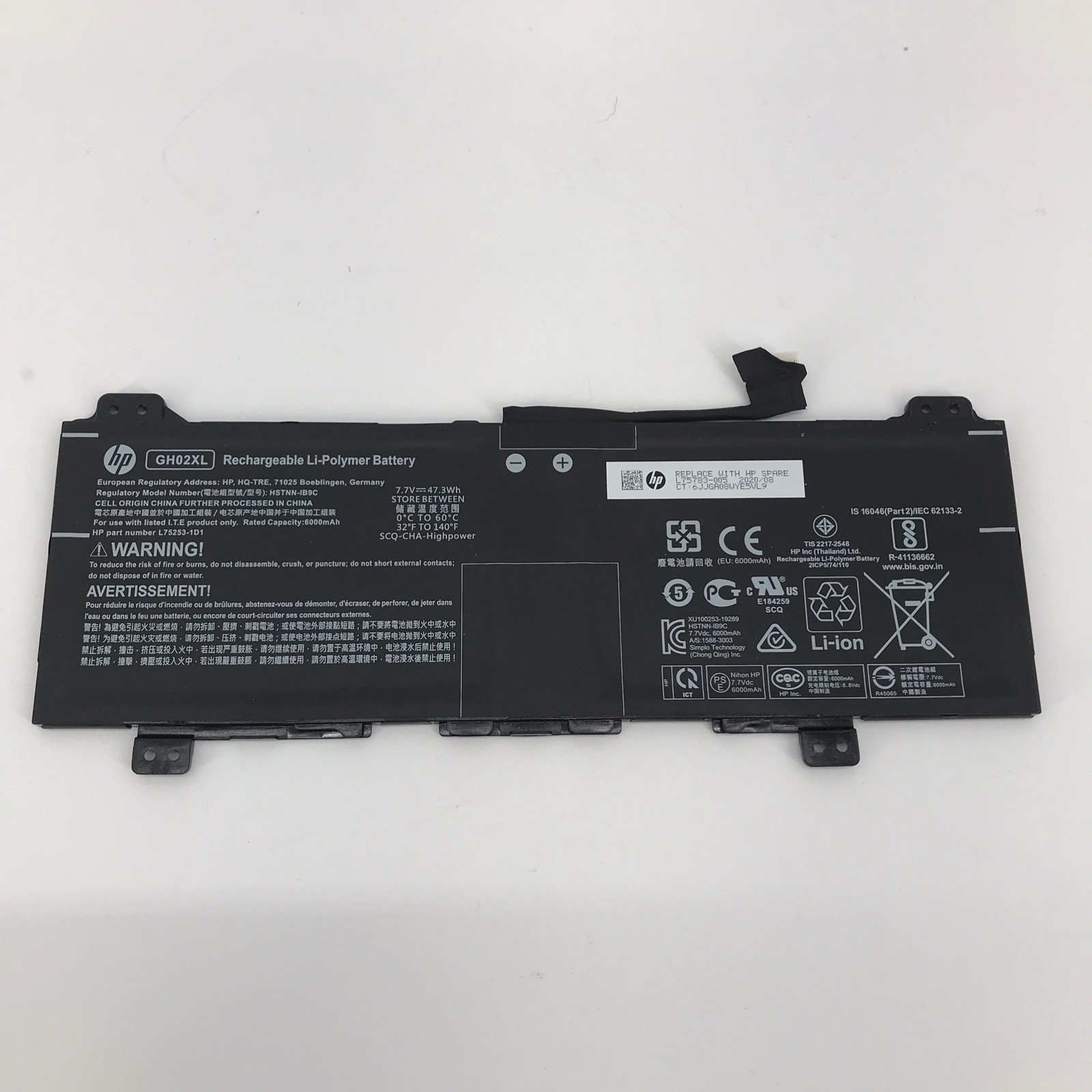 HP Chromebook 11/11A G8, 11/11MK G9, x360 11/11MK G3/G4 EE Battery GH02XL HSTNN-