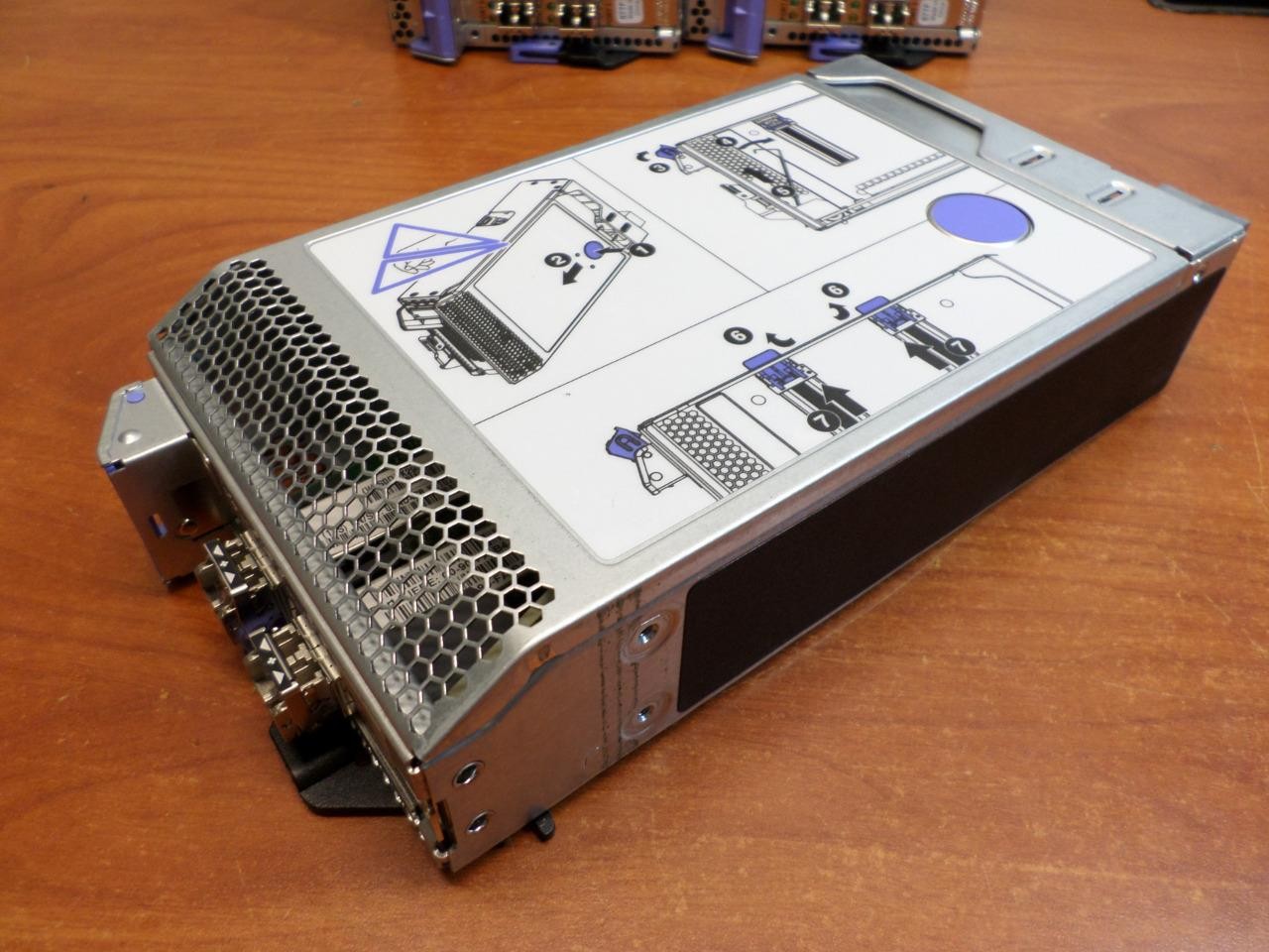 IBM 01AF970 I/O Blind Swap Cassette w/ IBM 00ND478 & AFBR-57F5MZ-ELX