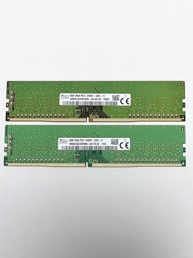 SK Hynix PC4-2400T 8GB Memory 8x2 (16GB)