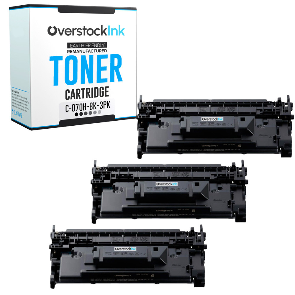 3-PK Replacement OSI Toner 070H Cartridge for Canon imageCLASS LBP246dw LBP247dw