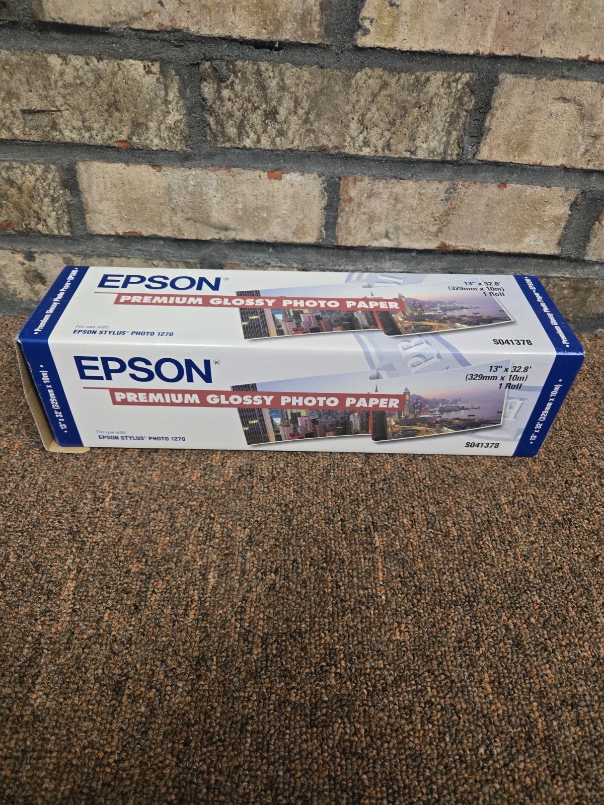 Epson S041378 Premium Glossy Photo Paper Roll 13"x32.8” Stylus 1270 Printer