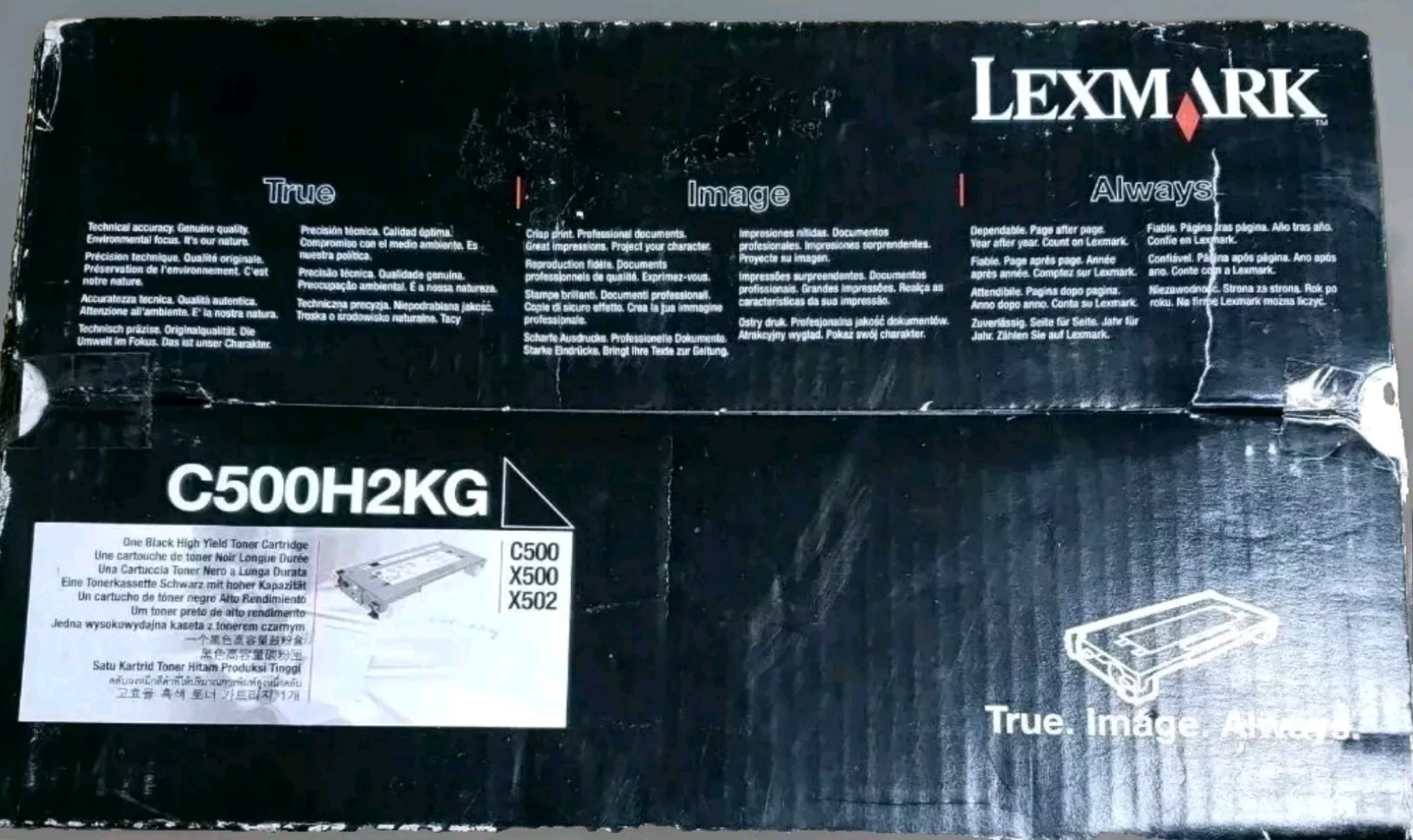 Lexmark C500H2KG Black Toner Cartridge for C500, X500, X502 Genuine NOS NEW