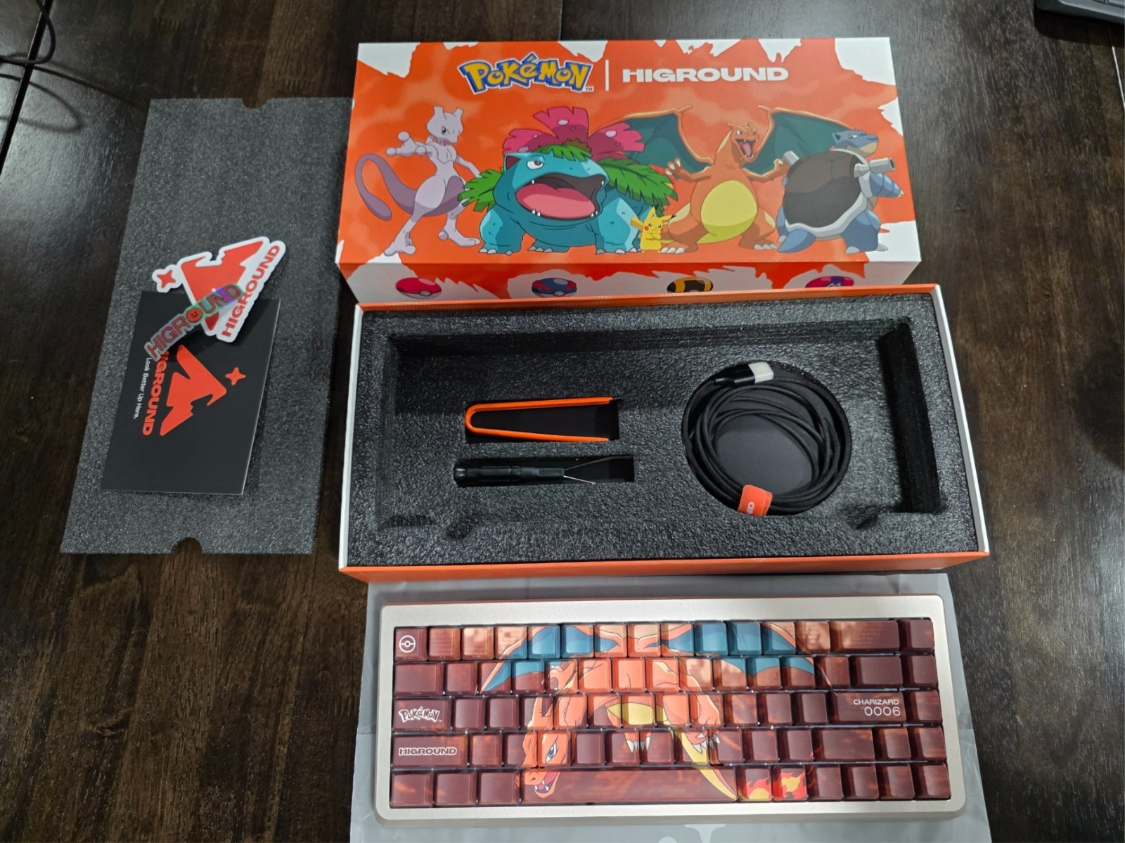 Pokémon + HIGROUND Summit 65 Keyboard 2.0 - Charizard Pokemon